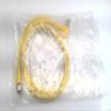 TURCK RKC 4.4T-1-WSC 4.4T/S1587 1 METER LENGTH, 4 WIRE, CORDSET, DOUBLE ENDED, M12 EUROFAST, MEDIUM PLUG BODY, NICKEL PLATED BRASS COUPLING, NO LEDS, RIGHT ANGLE MALE CONNECTOR, STRAIGHT FEMALE CONNEC view 3
