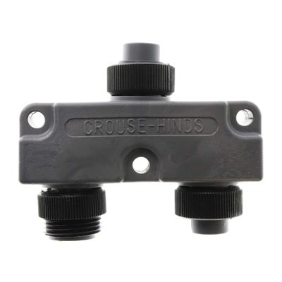 Cooper Crouse-Hinds 5000111-554 DeviceNet 5-Pole Female/Male/Female Y Adapter