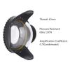 Mcoplus 60M/200ft 67mm Wide Angle Lens, Fisheye Shade Underwater Dome Port Housing for Diving, Surfing,Skiing view 2