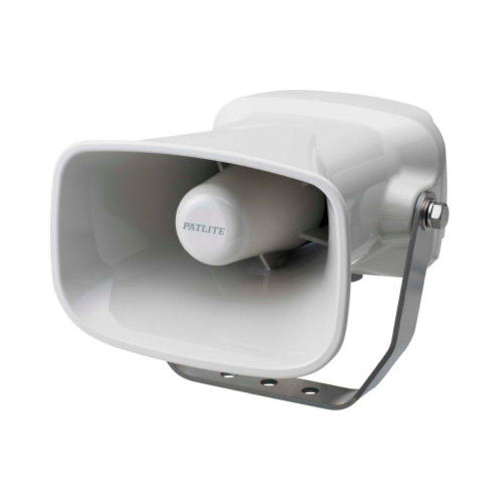 Patlite EHV-M1HG, 12-24VDC, 110dB, 63-Tones, MP3 Messages Up to 220 Seconds, IP65, RoHS, Cable