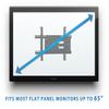 Mount-It! Full Motion Articulating TV Wall Mount Bracket for 32-70 Plasma, LED, LCD Flat Screens up to 100 Pounds and 600x400 VESA, Tilt, Swivel, Extend, Compress view 4