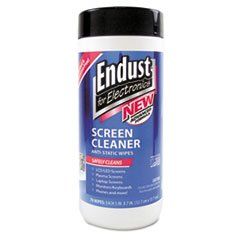 (6 Pack Value Bundle) END11506 Antistatic Cleaning Wipes, Premoistened, 70/Canister