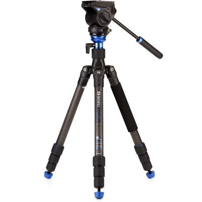 Benro HFTA28CS4H Hybrid Carbon Fiber Tripod with S4H Pan/Tilt Head