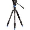 Benro HFTA28CS4H Hybrid Carbon Fiber Tripod with S4H Pan/Tilt Head view 1