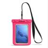 CaliCase Extra Large Waterproof Floating Phone Pouch - IPX8 Waterproof Floating Phone Case with Lanyard for iPhone X-15/ S20-S24/ Pixel 4-8 - Pink view 1