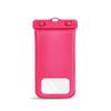 CaliCase Extra Large Waterproof Floating Phone Pouch - IPX8 Waterproof Floating Phone Case with Lanyard for iPhone X-15/ S20-S24/ Pixel 4-8 - Pink view 3