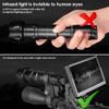 UniqueFire 2002D Vcsel 850nm IR Illuminator Flashlight Lights for Night Vision,Fresnel Lens Zoomable Infrared Illuminator IR Spotlight,Rapid Dimmer Switch, Max Lighting 1000M view 3