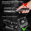 UniqueFire 850nm IR Illuminator Flashlight Lights for Night Vision, Zoomable LED Infrared Flashlight Light Rechargeable Illuminator with Rapid Focus & Dimmer Switch view 2