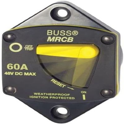 Blue Sea - 7040-BSS Circuit Breaker 187 PnlMnt 60A (10EA)