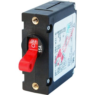 Blue Sea - 7209-BSS Circuit Breaker AA1Toggle 15A Red (1EA)