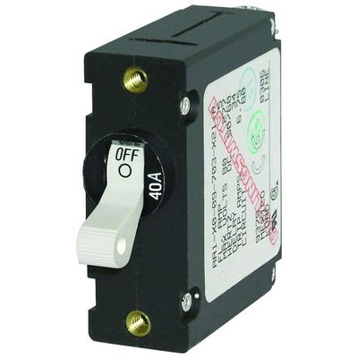 Blue Sea - 7226-BSS Circuit Breaker AA1Toggle 40A Wht (10EA)