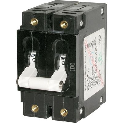 Blue Sea - 7256-BSS Circuit Breaker CA2Toggle 80A Wht (10EA)