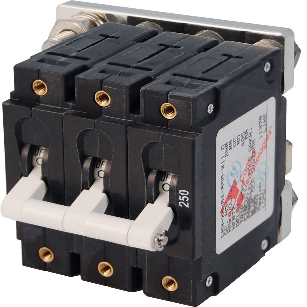 Blue Sea - 7270-BSS Circuit Breaker CA3Toggle 250A Wht (10EA)