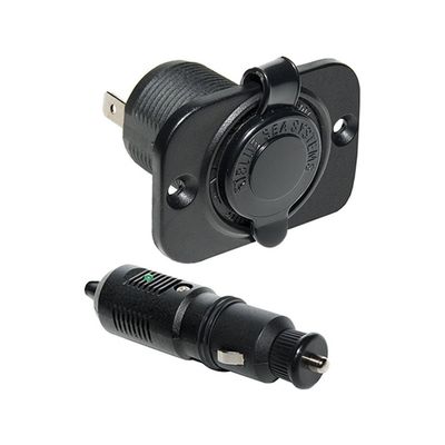 Blue Sea - 1015-BSS 12VDC Plug w/DashSocket 1010/1011 (10EA)