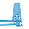 Adam Elements [iPhone/iPod Compatible Lightning sync & Charge Stand Cable 30cm MFi Acquisition] Lightning Stand Sync & Charge Lightning Cable iPhone Stand Design Blue ACBAD30STDBL view 1