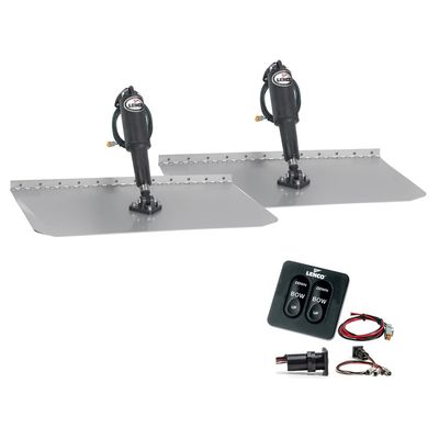 Lenco 1234;x1234; Standard Trim Tab Kit w/Standard Tactile Switch 12V
