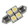 Lunasea Pointed Festoon 4 LED Light Bulb - 31mm - Cool White view 1