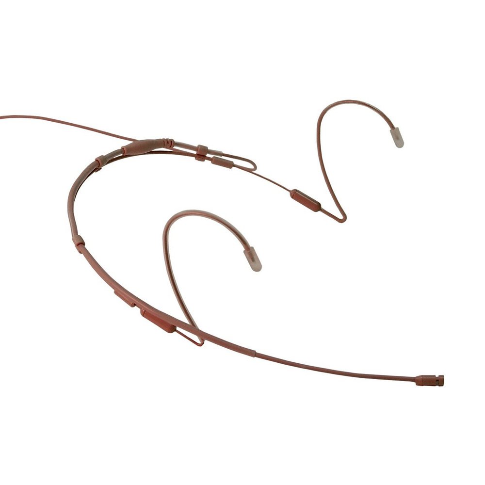 Point Source Audio CR-8D-XSE-BR Cardioid Condenser Headset Microphone 3.5mm Locking Connector Compatible with Sennheiser EW Series Brown