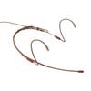 Point Source Audio CR-8D-XSE-BR Cardioid Condenser Headset Microphone 3.5mm Locking Connector Compatible with Sennheiser EW Series Brown view 1