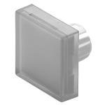 EAO 61-9671.5 LENS, SQUARE, GREEN (10 pieces)