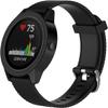 Waekethy Band for Garmin Forerunner 245/645, 20mm Watch Strap Silicone Sport Replacement Band Compatible with Vivoactive 3/Venu/Venu sq/Venu sq2/Venu 2 plus (L, black+red) view 2