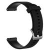 Waekethy Band for Garmin Forerunner 245/645, 20mm Watch Strap Silicone Sport Replacement Band Compatible with Vivoactive 3/Venu/Venu sq/Venu sq2/Venu 2 plus (L, black+red) view 3