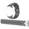 Waekethy Watch Band for Suunto D4 / D4i, Soft Silicone Strap Sport Wristband Replacement Band Compatible with Suunto D4 / D4i Novo (Grey) view 2
