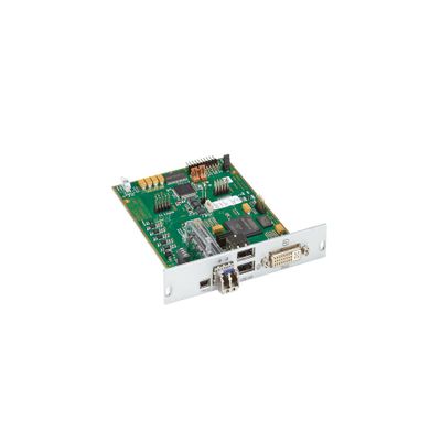 Black Box Kvm Receiver Dvi-D USB Hid Sm Fiber Modular Ext Card - ACX1MR-DHID-SM