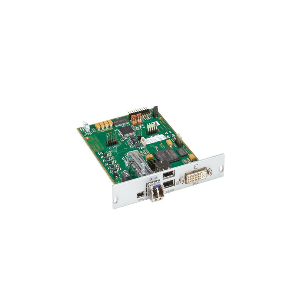 Black Box Kvm Receiver Dvi-D USB Hid Sm Fiber Modular Ext Card - ACX1MR-DHID-SM