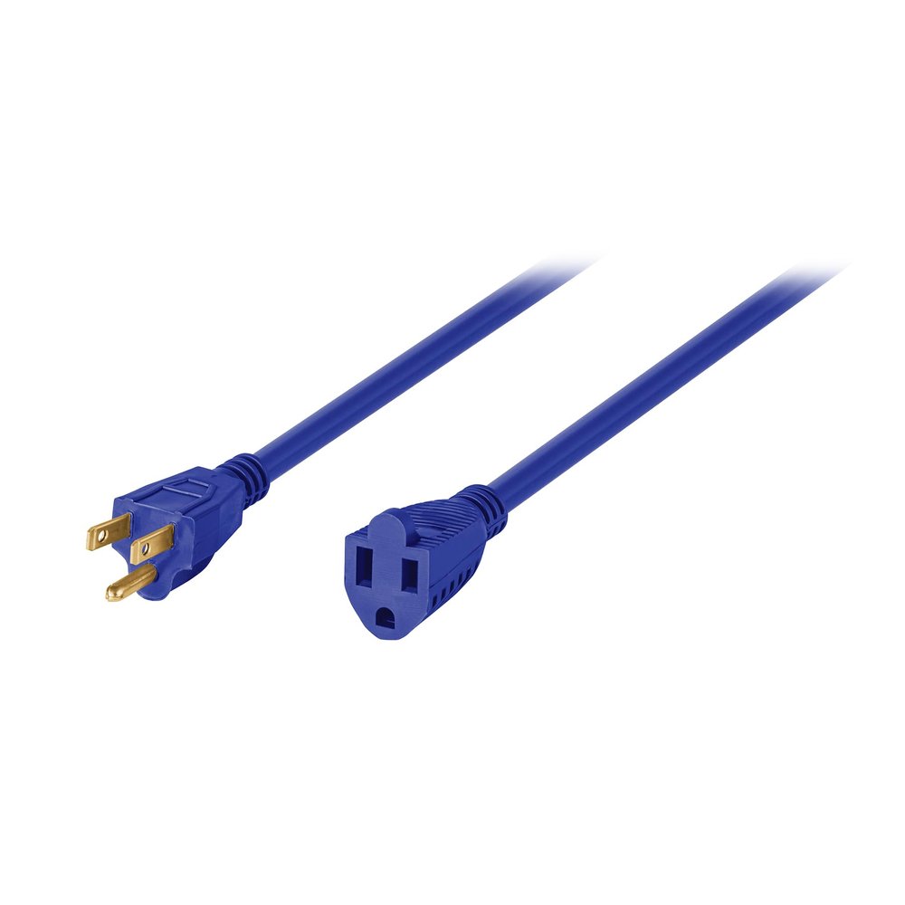 Extension Rough, Grounded, 4 m 16 Gauge use Volteck
