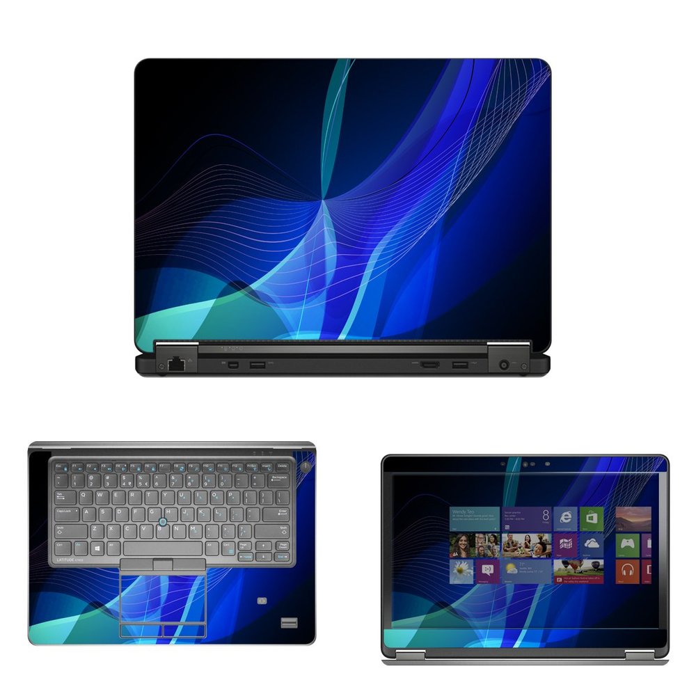 Decalrus - Protective Decal Skin Skins Sticker for Dell Latitude E7450 (14" Screen) case Cover wrap DElatitudeE7450-165