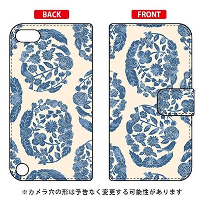 SECOND SKIN ATC5TH-IJTC-401-LIZ9 Notebook Type Smartphone Case, Sindee Dream Circle (White) / for iPod Touch (5th Generation)