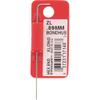.89mm BriteGuard Plated Hex L-Wrench - Xlong Tag/Barcoded view 1