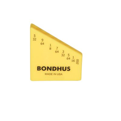 Bondhex Case Holds 8 L-Wrenches .050-5/32"