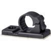 25pcs JacobsParts V3 Adhesive Cable Management Clips, 0.3 Inch Fixed Clamp with Optional Screw Mount (Small) view 2