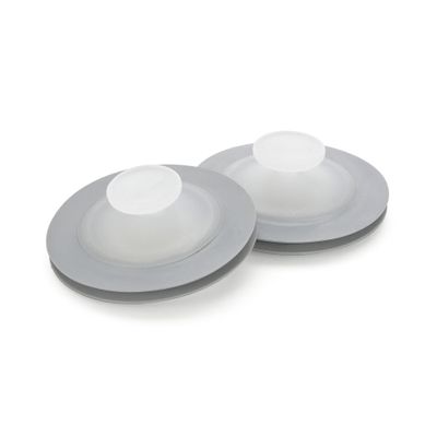 Good Cook Touch Kitchen Sink Stopper Set (2 Pack), White