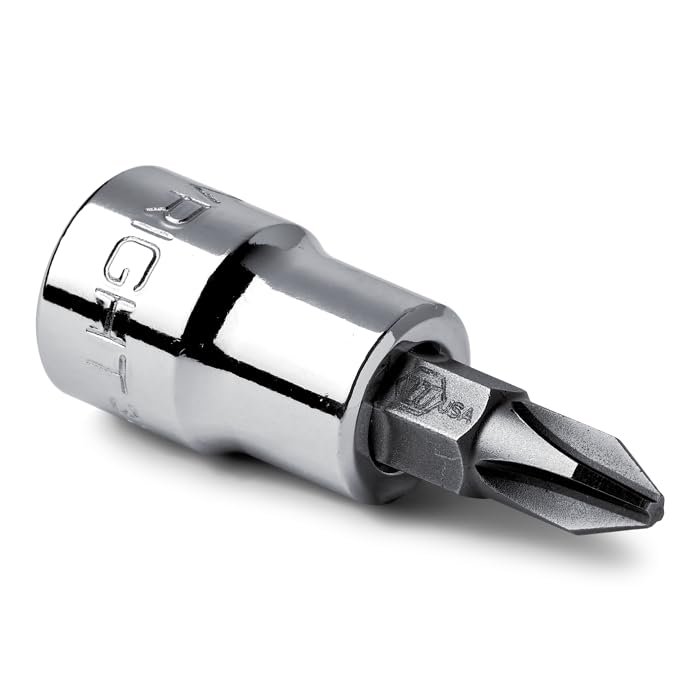 3/8" Drive Screwdriver Socket w/Standard Phillips Bit - #4
