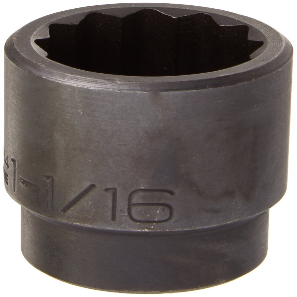 1/2" Drive 12 Point Standard Impact Socket - 1-1/16"