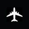 AIRPLANE TOP VIEW Sticker Jet Pilot Fly Land Fighter Aircraft Vinyl Decal Fun S2 - Die cut vinyl decal for windows, cars, trucks, tool boxes, laptops, MacBook - virtually any hard, smooth surface view 1