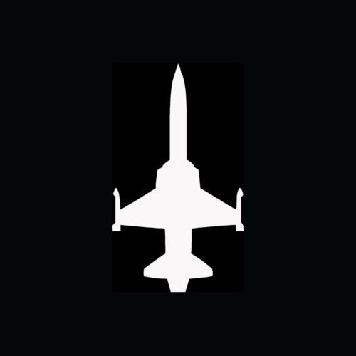 AIRPLANE TOP VIEW Sticker Vinyl Decal Wall Decor Aircraft Pilot Fly Jet Gift S6 - Die cut vinyl decal for windows, cars, trucks, tool boxes, laptops, MacBook - virtually any hard, smooth surface