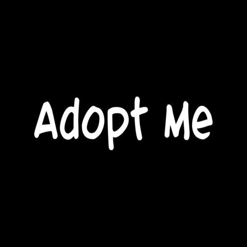 ADOPT ME Sticker cute Vinyl Decal dog cat rescue shelter foster pet animal work - Die cut vinyl decal for windows, cars, trucks, tool boxes, laptops, MacBook - virtually any hard, smooth surface