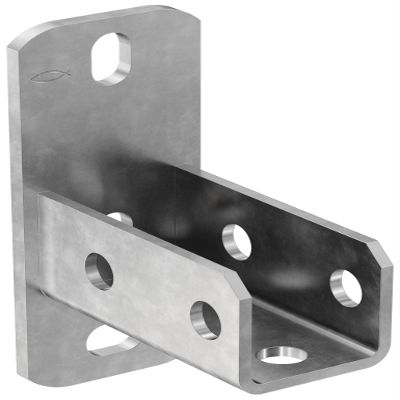 Fischer Saddle Flange SF L 41, Hot-Dip Galvanised 517421