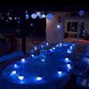 Acmee Non-Blinking Water Proof LED Mini Light Light up Paper Lanterns,Balloons,or Vase for Birthday Party or Wedding Decoration (Blue, Pack of 12) view 3