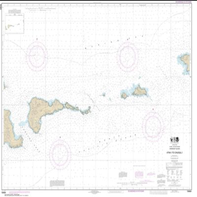 NOAA Chart 16484-Atka Island to Chugul Island Atka Island by East View Geospatial