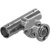 Aim Cambridge-Cinch Connectivity Solutions 27-8140 , Adapter; BNC T 2 Female to 1 Male; 50 Ohms view 1