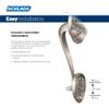 Schlage F60 ADD 622 GEO Addison Front Entry Handleset with Georgian Knob, Deadbolt Keyed 1 Side, Matte Black view 2