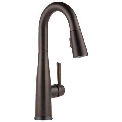 Delta Faucet 9913T-RB-DST Single Handle Pull-down Bar/Prep Faucet with Touch2O