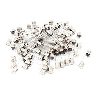 uxcell 250V 15A Fast Acting Quick Blow Glass Tube Fuses 6mmx30mm 50Pcs