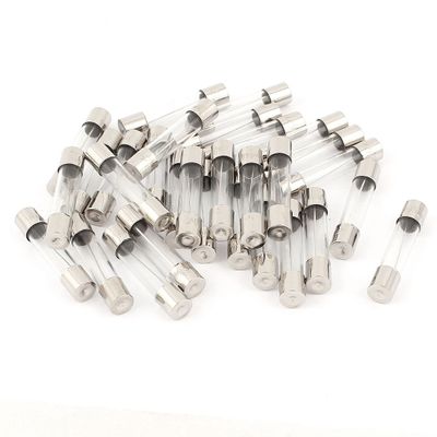 uxcell 250V 7A Fast Quick Blow Glass Tube Fuses 6mmx30mm 20Pcs