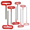 Set 10 Loop Hex T-Handles Cushion Grip 6" Length 2-10mm view 1